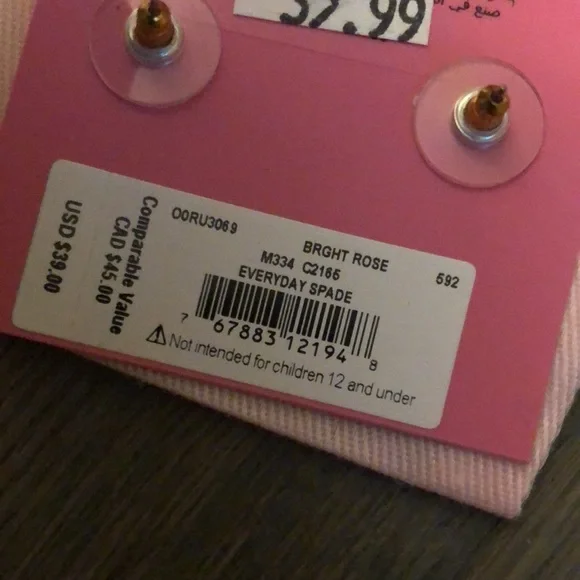 Kate Spade NWT everyday spade earrings♠️❤️🔥 - Picture 7 of 7